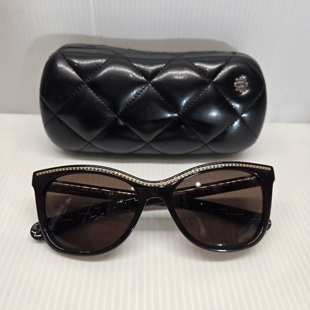 Chanel Woman Sunglasses Cat Eye 6041